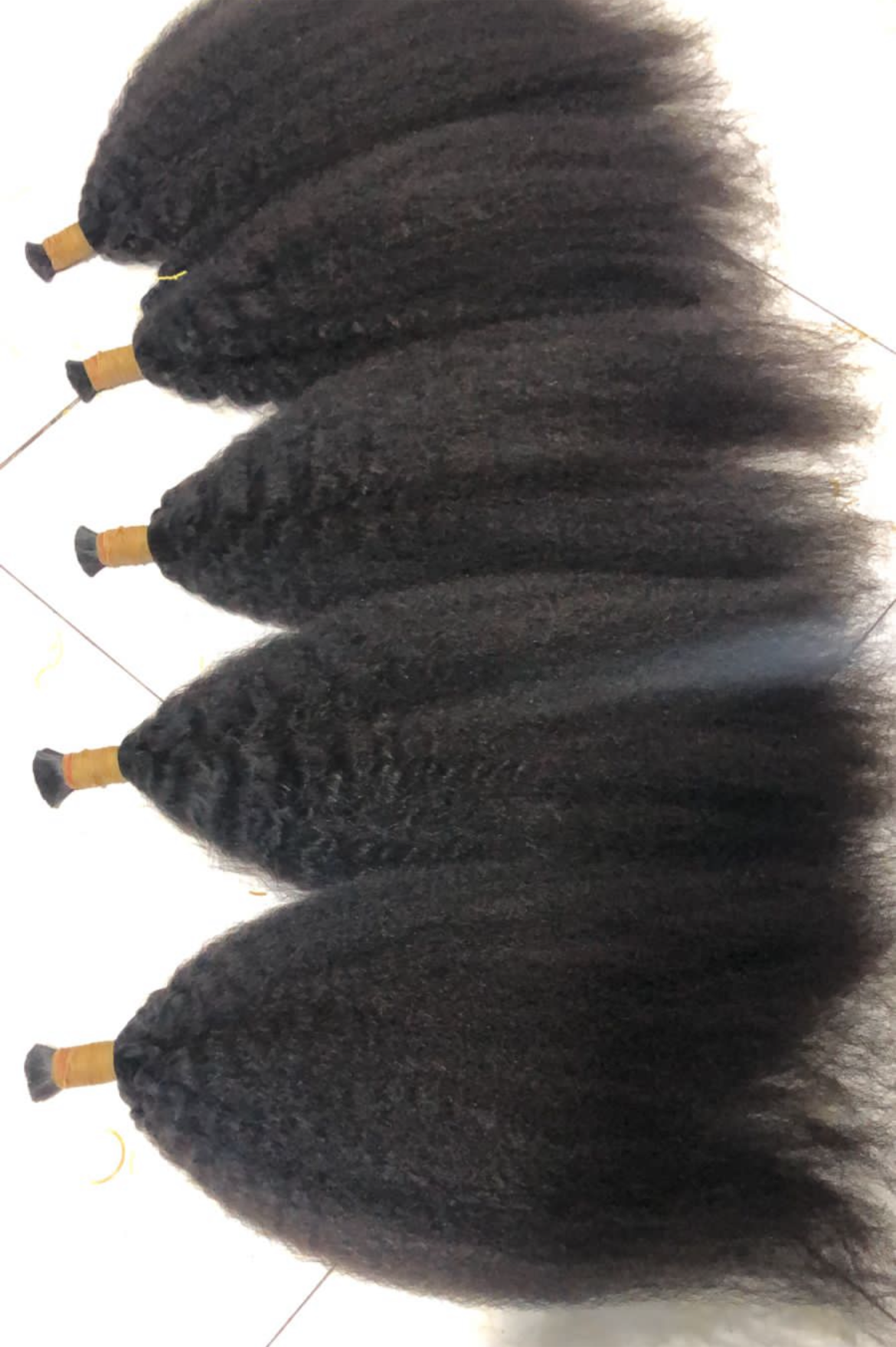 Raw Indonesian BULK HAIR (for braids and ventilation)