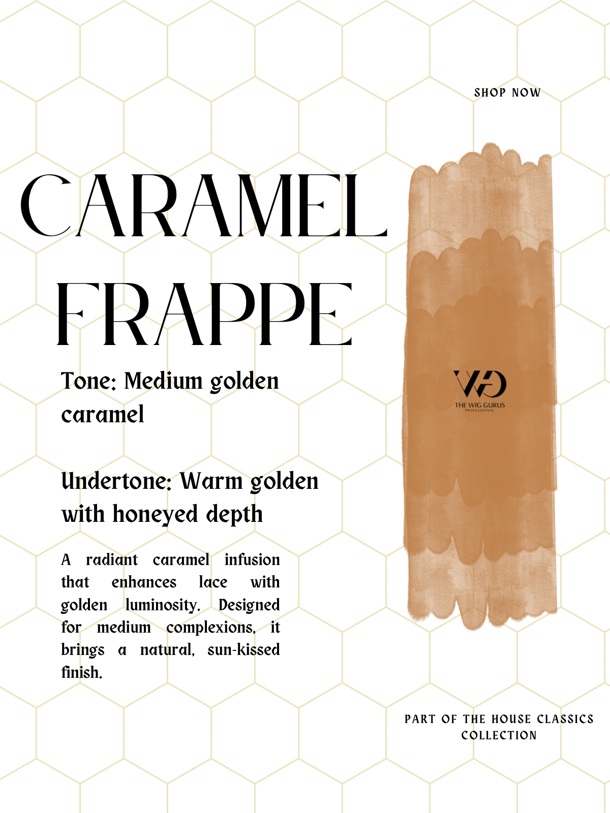 Caramel Frappe lace tint- the wig gurus NB3